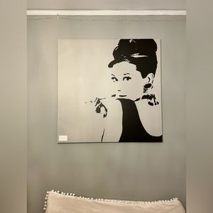 Audrey Hepburn Canvas Print IKEA Pjatteryd